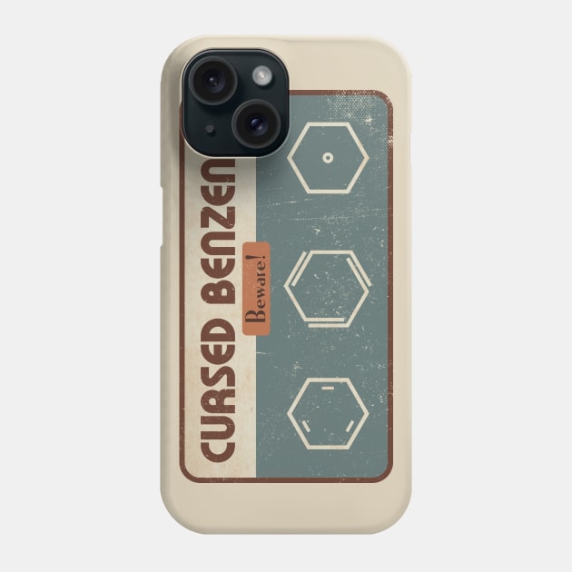 Cursed Benzenes Organic Chemistry Phone Case by Hydroxyl Design