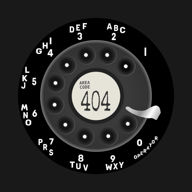 Rotary Dial Phone 404 Area Code by Lyrical Parser