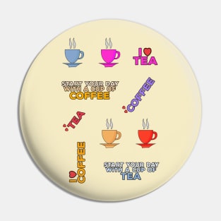 Coffee and Tea Set Pack Pin