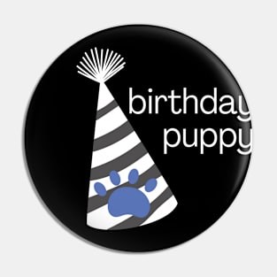 birthday puppy Pin