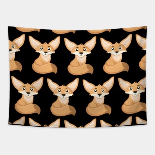 Multi Pattern Fennec Fox Cute Adorable Animal Wild Foxes Tapestry