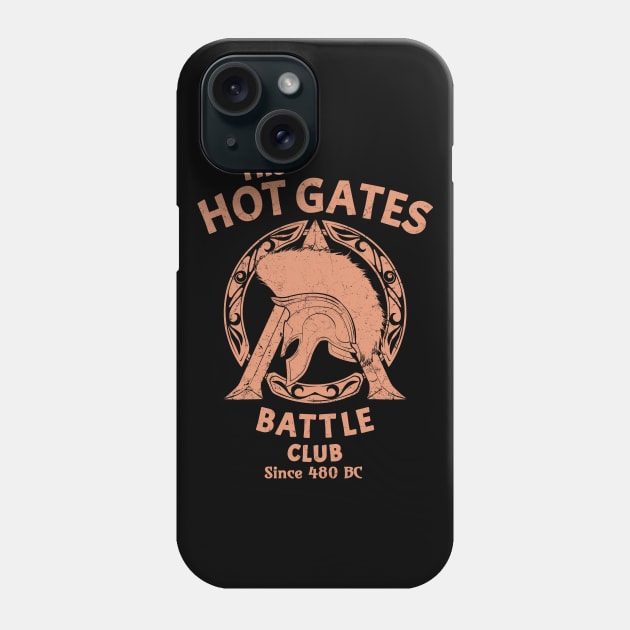 The Hot Gates Battle Club Phone Case by NicGrayTees