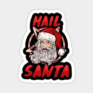 Hail Santa - Satanic Christmas Gift Magnet