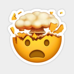 Exploding Head Emoticon Magnet