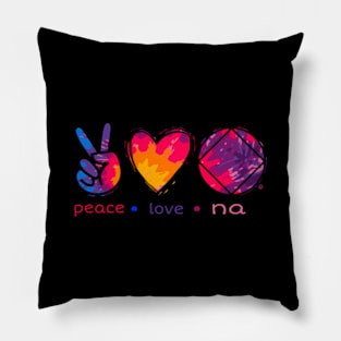 Narcotics Anonymous Peace Love Na Pillow