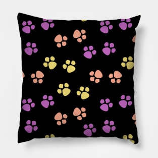 cat paw pattern Pillow