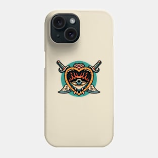 heart and swords Phone Case