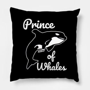 Prince of Whales Meme Themed Gifts for Whale Lovers Pillow