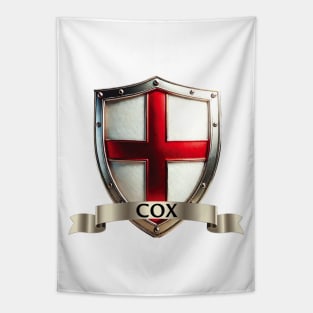 Cox English Shield   Golden Rings with St Georges Cross Tapestry