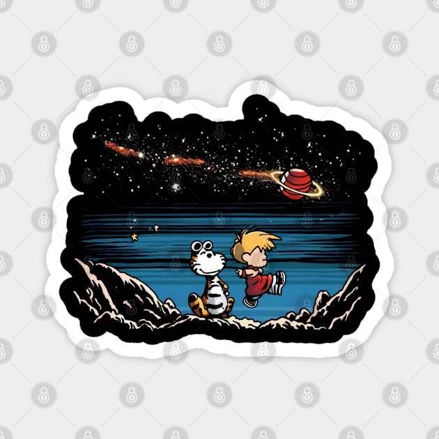 Art  Calvin Lover Gifts Magnet by Femme Fantastique