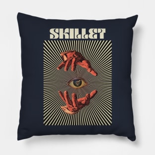 Hand Eyes Skillet Pillow