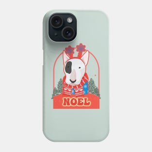 Noel with Bull Terrier | Merry Christmas 2022 Phone Case