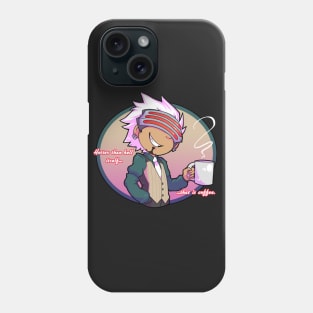 Godot ~ Hell's Coffee Phone Case