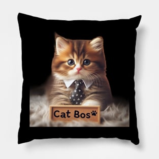 Charming Cat Chief Pillow