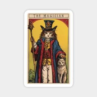 The Magician Tarot Card Cat Magnet