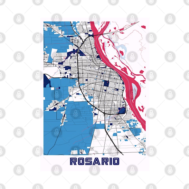 Rosario - Argentina MilkTea City Map by tienstencil