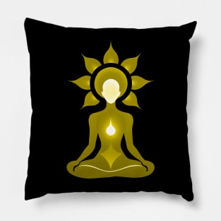 Aura Gold Meditation 07 Pillow