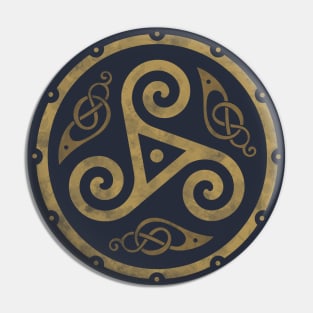 Celtic Triskelion ancient motif Pin