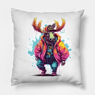 Rap-a-Moose Pillow