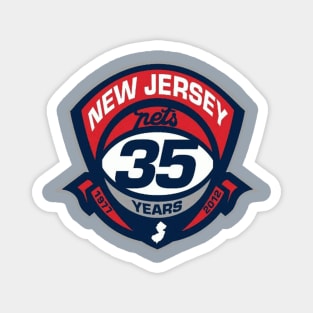 The 35th Nets Anniversary Magnet