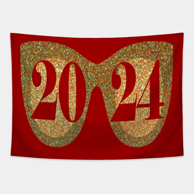 Happy New Year 2024 - 2024 full of good things Tapestry by EunsooLee