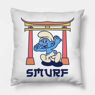 Smurf Retro Japanese Pillow