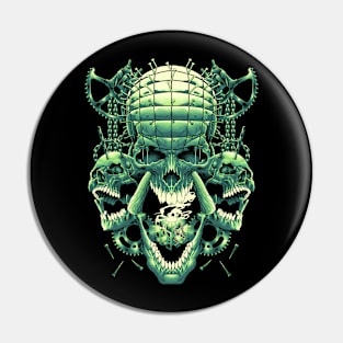 Hellraiser Skull Pin