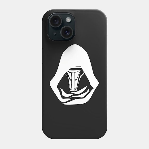 Darth Revan Mask – in White Phone Case by HelveticaHero