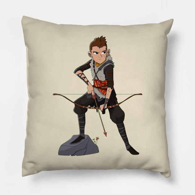 atreus Pillow by dubcarnage