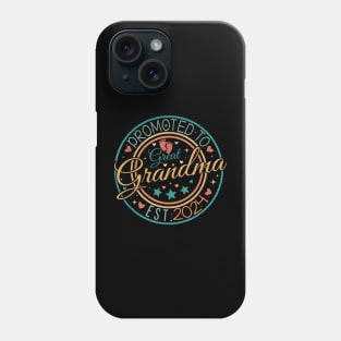 Pregnancy Announcement Promoted To Great Grandma Est 2024 Phone Case