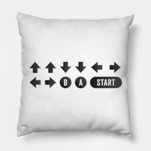 Konami Cheat Code - Retro Gaming Classic Pillow