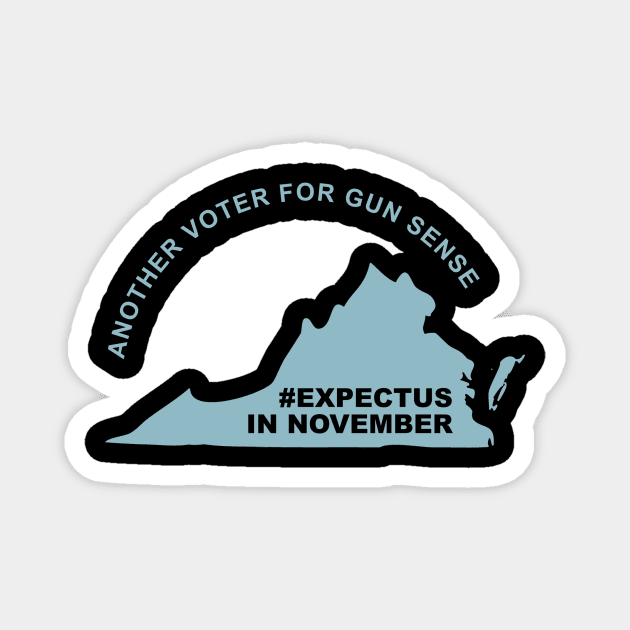 Another Voter for Gun Sense - Teal Magnet by VirginiaGVP