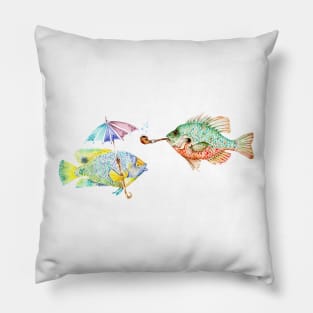 Angel Fish with Umbrella Pillow