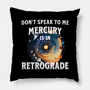 Mercury in Retrograde Pillow