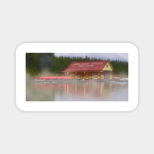 Malign Lake Boat House Magnet