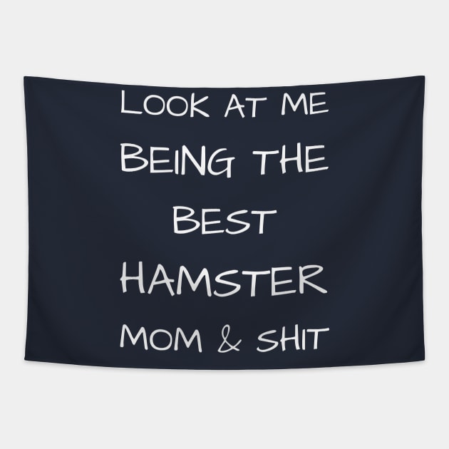 Hamster Mom Gift Tapestry by seifou252017