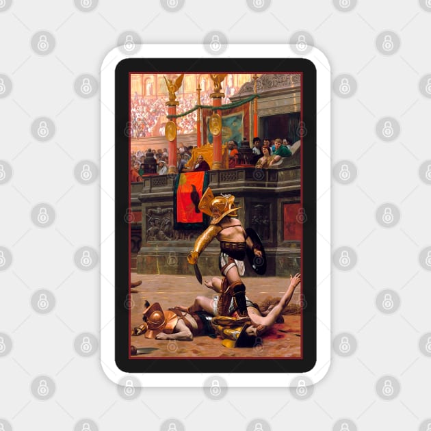 Pollice Verso by Gerome Magnet by academic-art