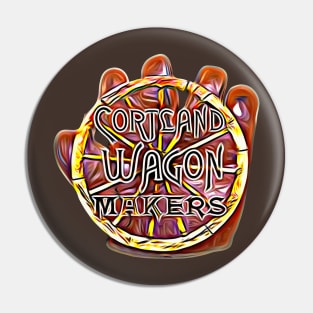 Cortland Wagonmakers Baseball Pin