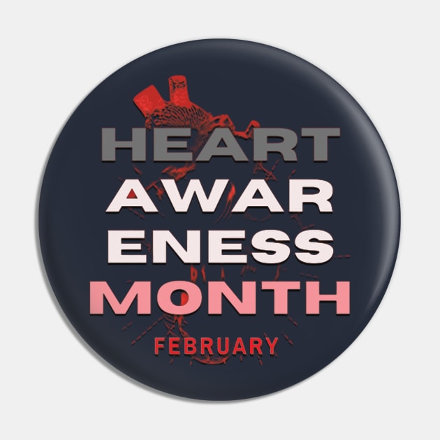 Heart disease awareness month Pin by TeeText