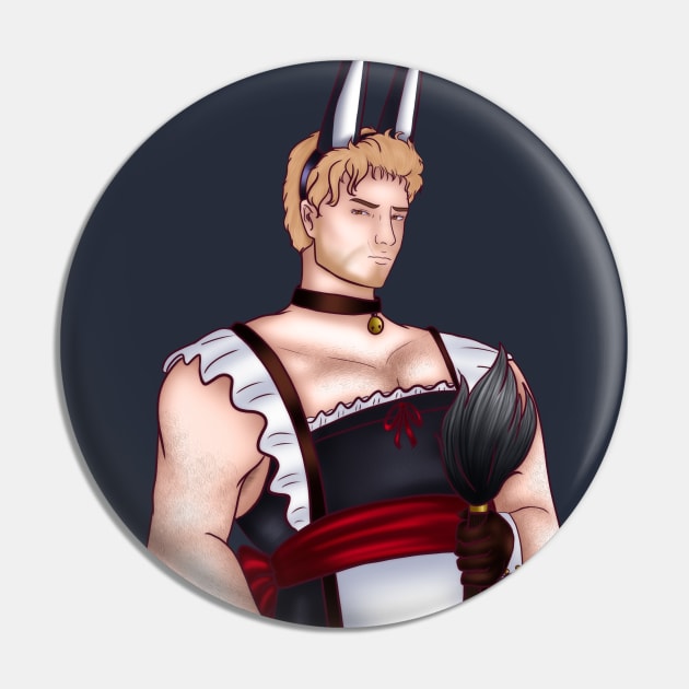 Bunny Maid Cullen Pin by SapphireAngelBunny