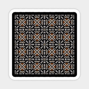 African tribal mudcloth pattern Magnet