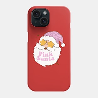 pink santa Phone Case