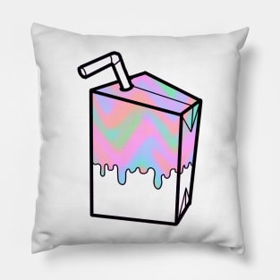 Holographic milk carton Pillow