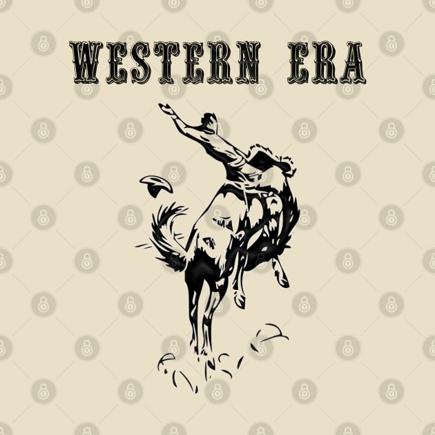 Western Era - Cowboy on Horseback 13 by The Black Panther