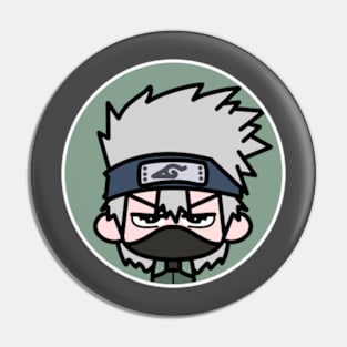 Kakashi Hatake Naruto Chibi Anime Art Pin