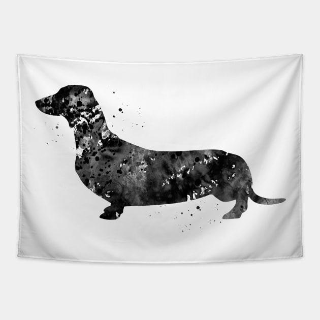 Dachshund Tapestry by erzebeth