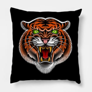 tiger head bengal Pillow