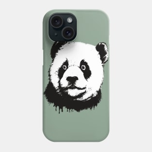 Panda Bear Drip Painting Phone Case