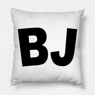 BJ Bold Black Pillow