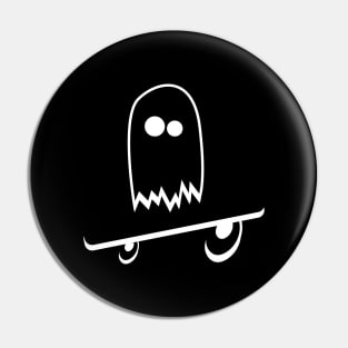 Boo Boo on a skateboard Pin